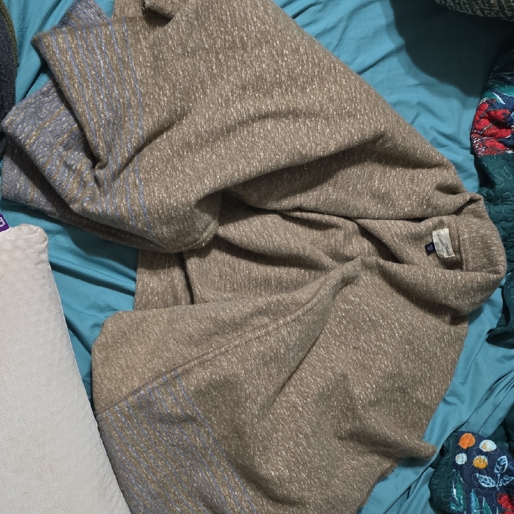 Cozy Tan Knit Cardigan
